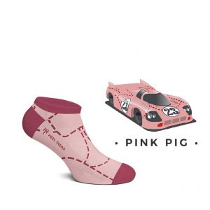 Pink Pig Sneaker Socken
