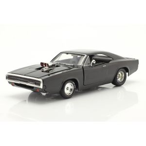 Fast & Furious Dom's Dodge Charger 1970 schwarz 1:24