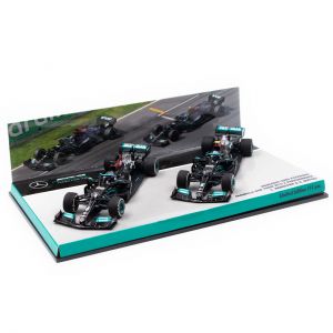 Mercedes-AMG Petronas F1 Team 2021 W12 Hamilton / Bottas Doppel-Set Limitierte Edition 1:43