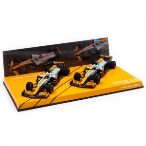 McLaren F1 Team MCL35M Ricciardo / Norris Monaco GP 2021 Doppel-Set Limitierte Edition 1:43