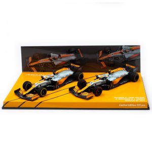 McLaren F1 Team MCL35M Ricciardo / Norris Monaco GP 2021 Doble juego Edición limitada 1/43
