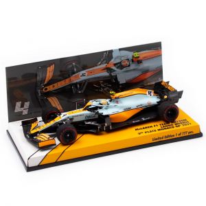 Lando Norris McLaren F1 Team MCL35M - 3er puesto GP de Mónaco 2021 Edición Limitada 1/43
