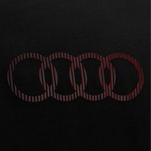 Audi T-Shirt Anneaux noirs