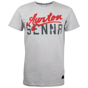 Ayrton Senna Camiseta gris