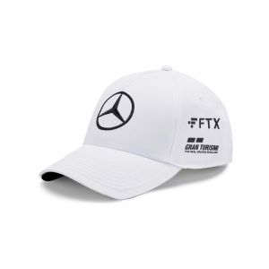 Mercedes-AMG Petronas Lewis Hamilton Gorra Driver para niños blanco