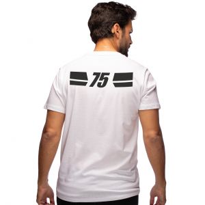 Team 75 T-Shirt Racing weiß