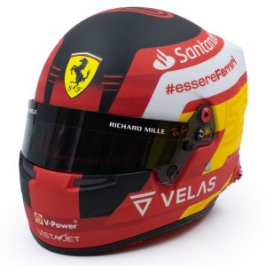 Carlos Sainz Casco en miniatura Fórmula 1 2022 1/2