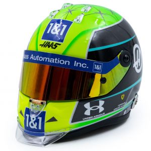 Mick Schumacher casco in miniatura 2022 1/2