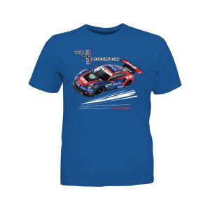 Team 75 Maglietta per bambini Racing blu