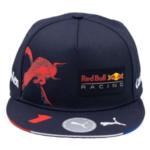 Red Bull Racing Kinder Fahrer Cap Verstappen Flat Brim