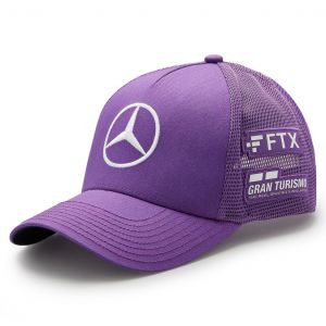 Mercedes-AMG Petronas Lewis Hamilton Casquette Trucker violet