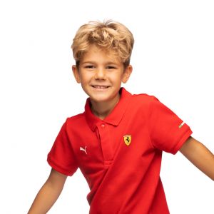 Scuderia Ferrari Classic Polo da bambino rossa