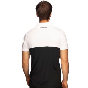 AMG Poloshirt schwarz/weiß