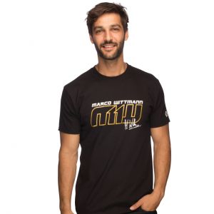 Marco Wittmann T-Shirt "Gold" schwarz
