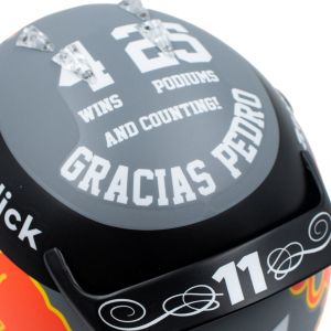 Sergio Pérez casco in miniatura Formula 1 GP di Monaco 2022 1/2