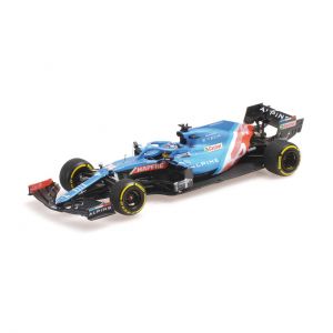 Fernando Alonso Alpine F1 Team A521 Formule 1 Bahrain GP 2021 1/43