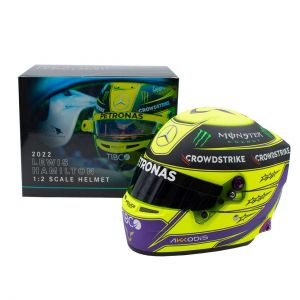 Lewis Hamilton casque miniature 2022 1/2