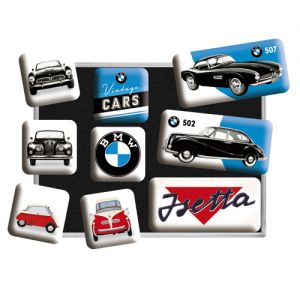 Magnet-Set BMW - Vintage Cars