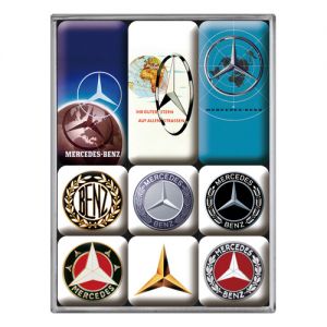 Set de imanes Mercedes-Benz - Logo Evolution