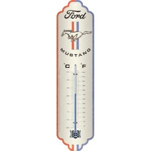 Thermometer Ford Mustang - Horse & Stripes Logo