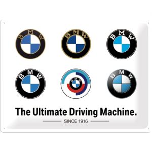 Metal-Plate Sign BMW - Logo Evolution 30x40cm