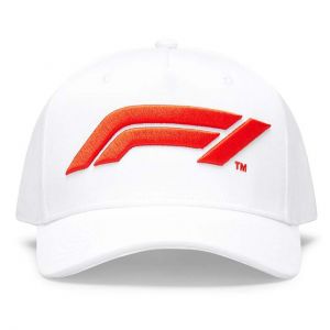Formel 1 Cap Logo weiß