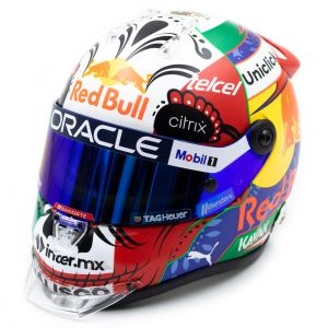 Sergio Pérez casque miniature Formule 1 GP du Mexique 2022 1/2