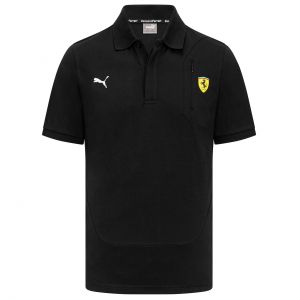 Scuderia Ferrari Classic Poloshirt schwarz