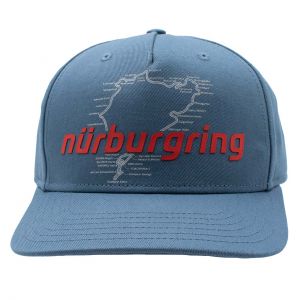 Nürburgring Gorra Racetrack azul
