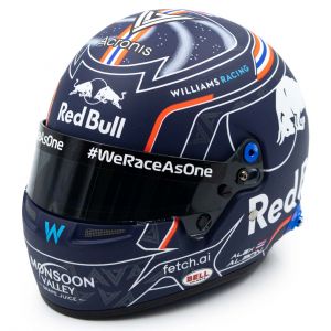 Alexander Albon casque miniature Formule 1 2022 1/2