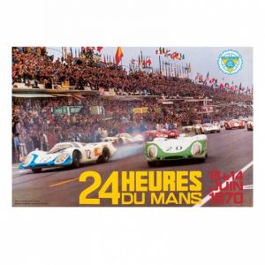 24h Race Le Mans Poster 1970