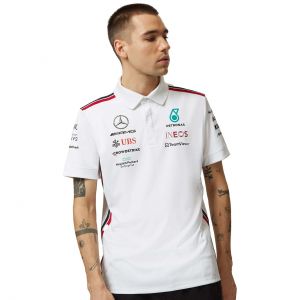 Mercedes-AMG Petronas Team Poloshirt white