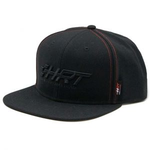 HRT Gorra Logo Flat Brim negro