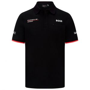 Porsche Motorsport Team Poloshirt schwarz