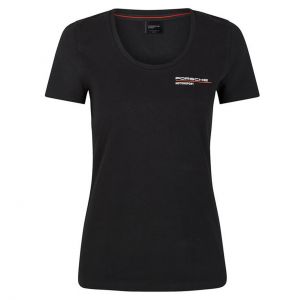 Porsche Motorsport T-Shirt pour dames noir
