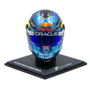 Sergio Pérez Casco en miniatura Fórmula 1 GP de Mónaco 2023 1/4