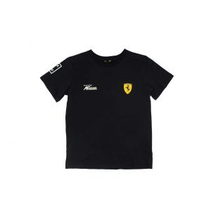 Ferrari Hypercar Kinder Unter T-Shirt schwarz