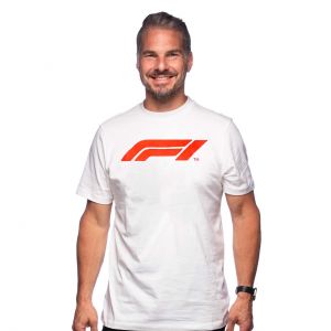 Formule 1 T-Shirt Logo blanc