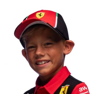 Scuderia Ferrari Kinder Team Cap rot/schwarz