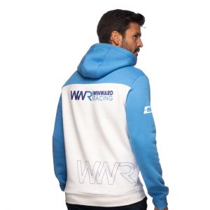 WINWARD Racing Kapuzenpullover David Schumacher blau/weiß