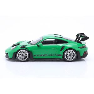 Porsche 911 (992) GT3 RS 2023 green / Decor silver 1/18