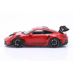 Porsche 911 (992) GT3 RS 2023 red / decor black 1/18