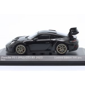 Porsche 911 (992) GT3 RS 2023 black / gold decor 1/43