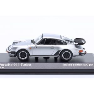 Porsche 911 (930) Turbo 1977 silver metallic 1/43