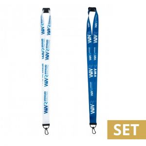 Set: WINWARD Racing Schlüsselband blau & Weiß