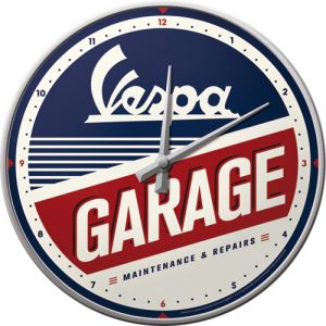 Wanduhr Vespa - Garage