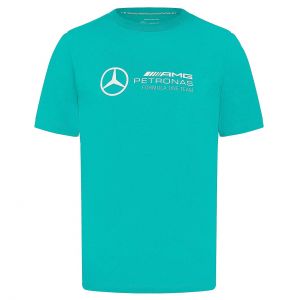 Mercedes-AMG Petronas Maglietta Logo turchese
