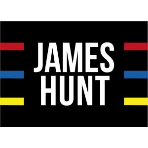 James Hunt Flag Helmet 1976