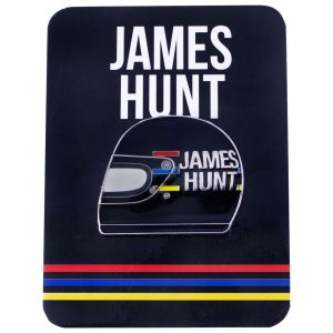 James Hunt casco distintivo 1976