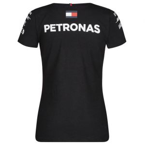 Mercedes AMG Petronas Motorsport 2019 F1 Fahrer T-Shirt Damen schwarz